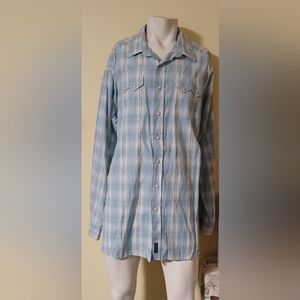 Rough Stock Panhandle Slim Western Style Shirt XXL Fancy Snaps